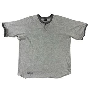 VTG Nike Gray Short Sleeve Pullover Sz‎ XL Return To Equip. RM Embroidered